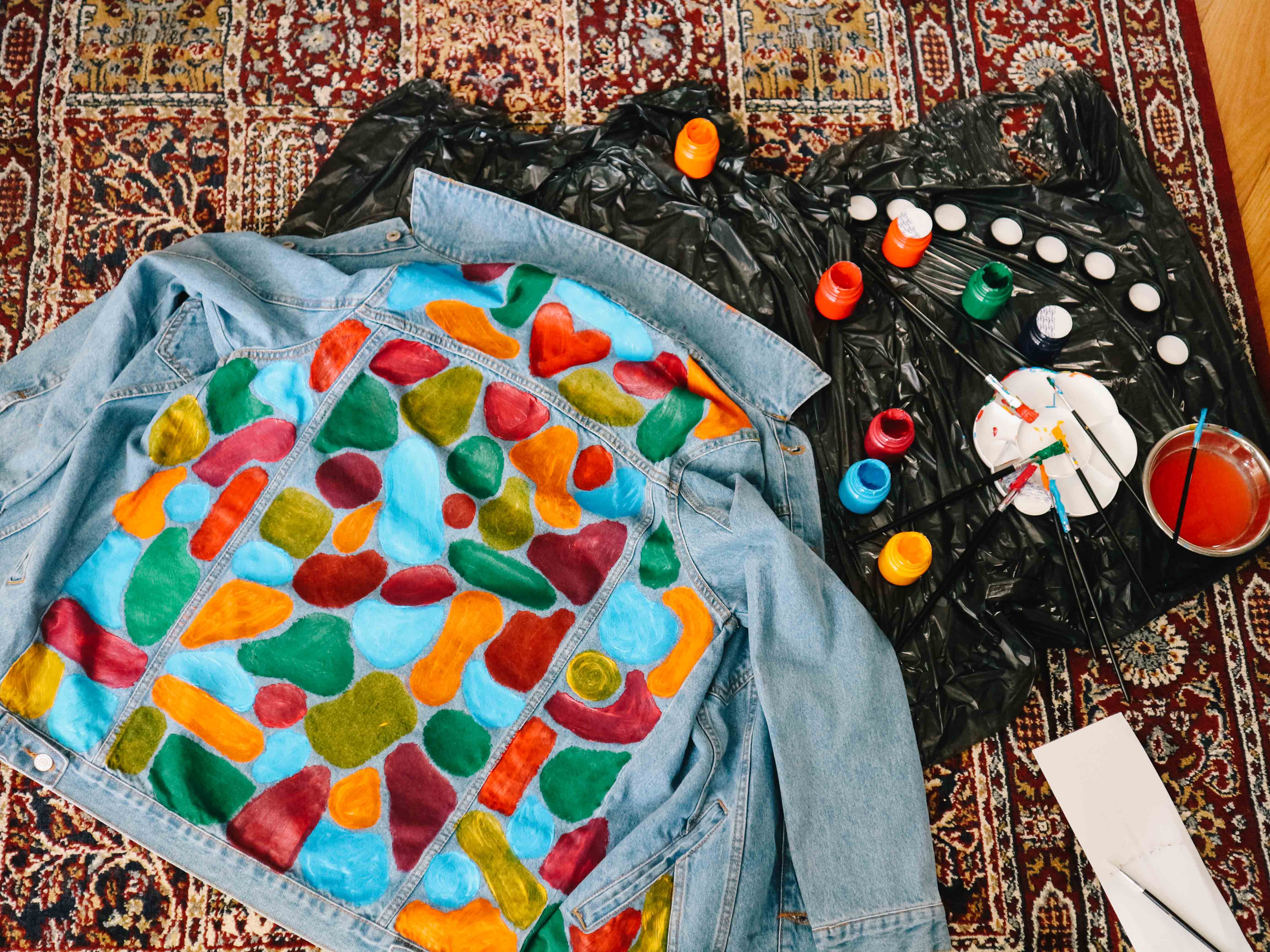 DIY: hand painted denim jacket – natinstablog